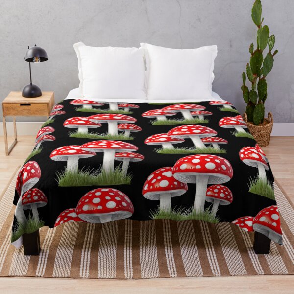 Item preview, Fun red mushroom art designed and sold by hollycooper.