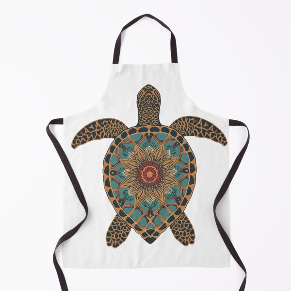 Item preview, Sea Turtle Art – Sacred Geometry Boho Turtle Illustration designed and sold by AmberWit.