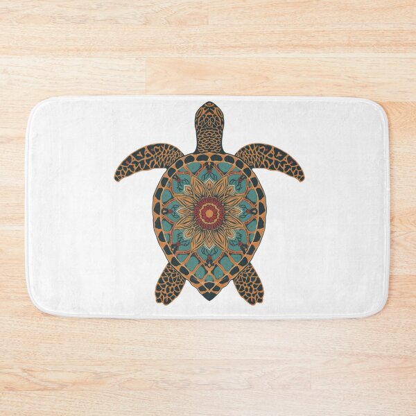 Item preview, Sea Turtle Art – Sacred Geometry Boho Turtle Illustration designed and sold by AmberWit.