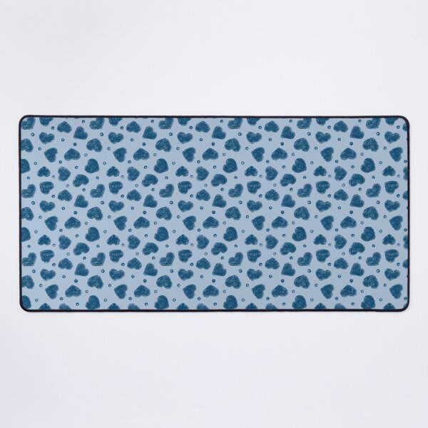 Item preview, Light Blue and Dark Blue Hearts pattern designed and sold by LAEC-Shop.