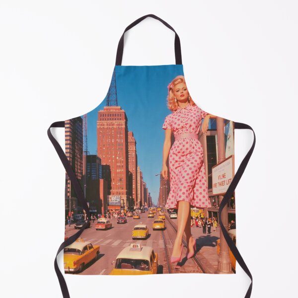 Item preview, City Stroll - Vintage 1950s Pin-Up Giantess in the Big City designed and sold by MissSaylor.