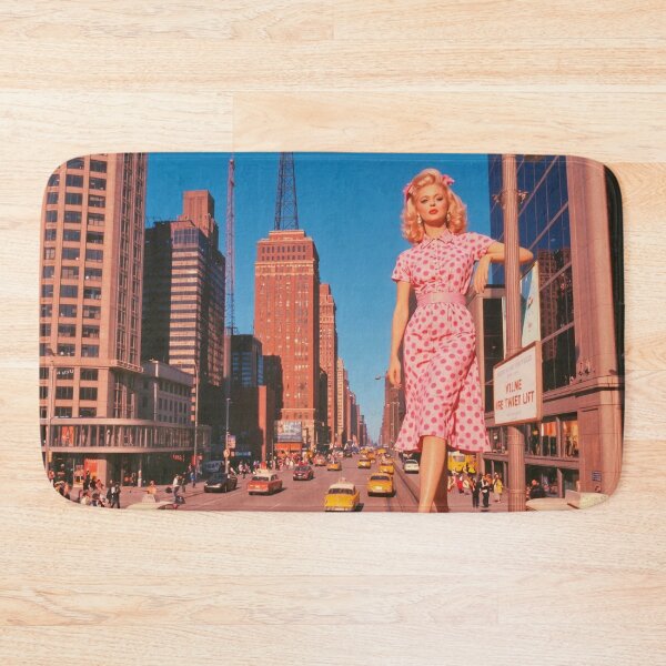 Item preview, City Stroll - Vintage 1950s Pin-Up Giantess in the Big City designed and sold by MissSaylor.