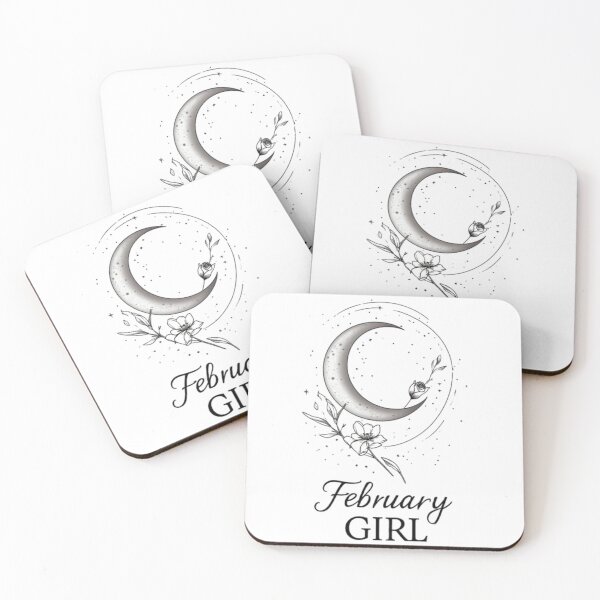 Item preview, February Girl – Cozy Aesthetic Birthday Design designed and sold by Ditstyle.