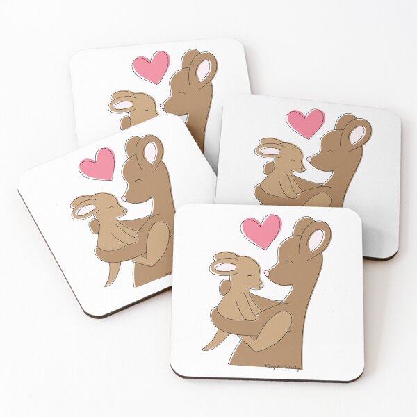 Item preview, Mama and Baby KangaRoo © GraphicLoveShop designed and sold by Graphic Love Shop.