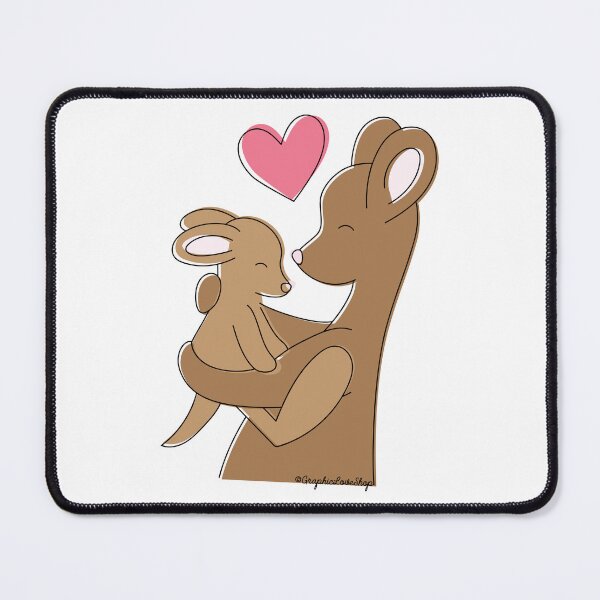 Item preview, Mama and Baby KangaRoo © GraphicLoveShop designed and sold by Graphic Love Shop.