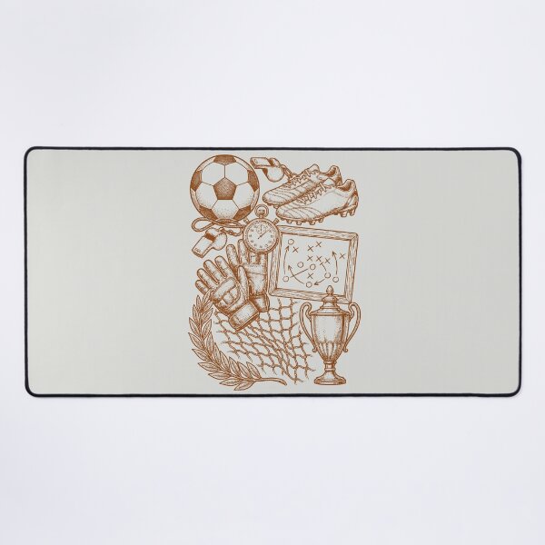 Item preview, Sepia Soccer History - Vintage Rustic Engraving designed and sold by DigitalGlade.