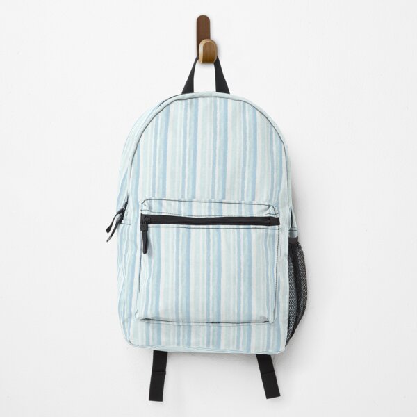 Item preview, Watercolour stripe - beach reef - blue designed and sold by Stephanie Fiona Design.