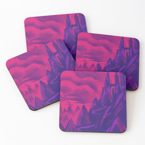 Item preview, Purple Pink Queen of Shadows Book Cover - Oil Painting Throne of Glass designed and sold by larrypnts.