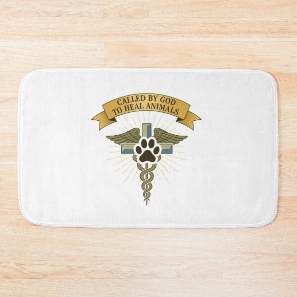 Item preview, Called by God to Heal Animals – Christian Veterinary Symbol Design designed and sold by Illustrated Faith.
