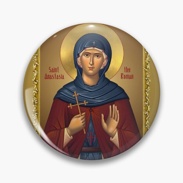Item preview, icon Saint Anastasia the Roman, Orthodox icon designed and sold by orthodox-icon.