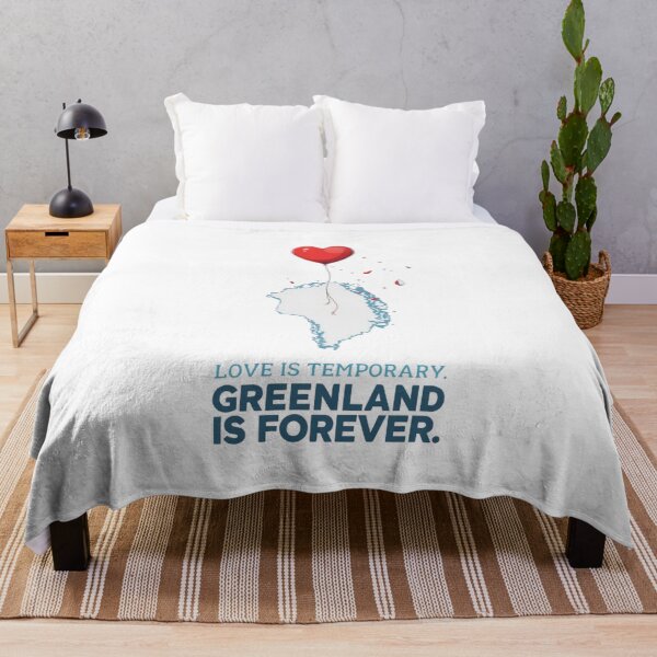 Item preview, Love Is Temporary Greenland Is Forever Funny Gifts For Valentine's Day designed and sold by PaulaArtworks.