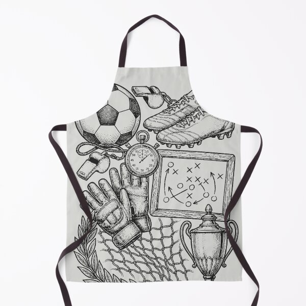 Item preview, Classic Soccer Gear - Vintage Black Ink Engraving designed and sold by DigitalGlade.