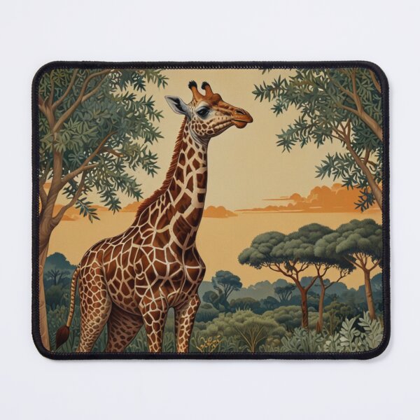 Item preview, Vintage style safari giraffe bohemian jungle scene designed and sold by hollycooper.