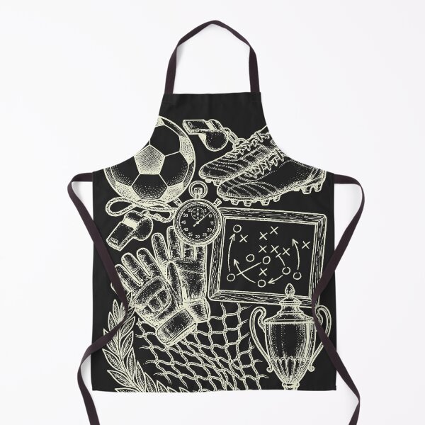 Item preview, Vintage Soccer Blackboard - Cream on Dark Aesthetic designed and sold by DigitalGlade.