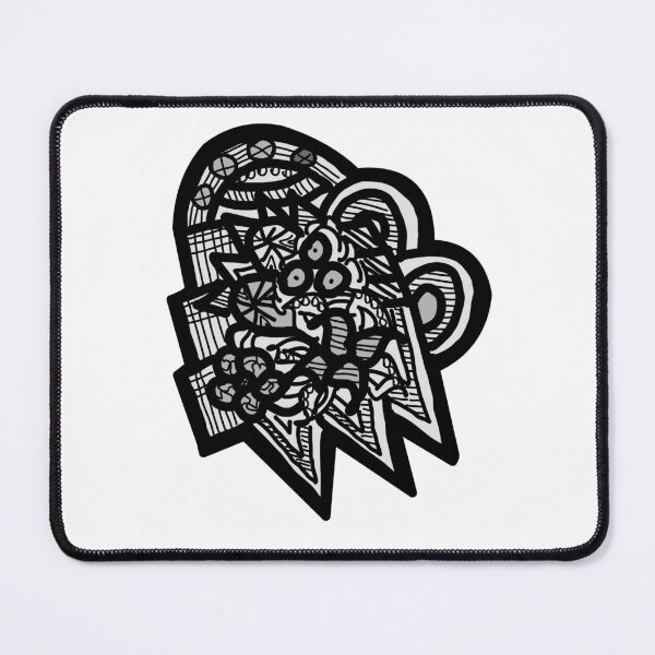 Item preview, Abstract grayscale line art designed and sold by DoodlesDinks.