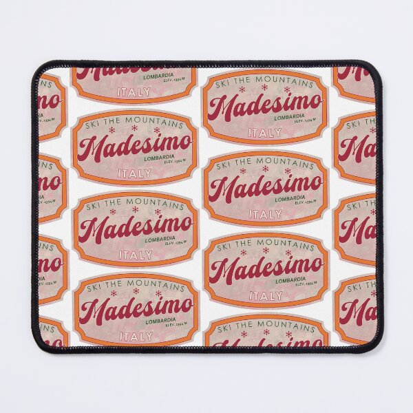 Item preview, Madesimo, Italy, Lombardia, Ski, textured skiing badge designed and sold by Wanderful-roads.