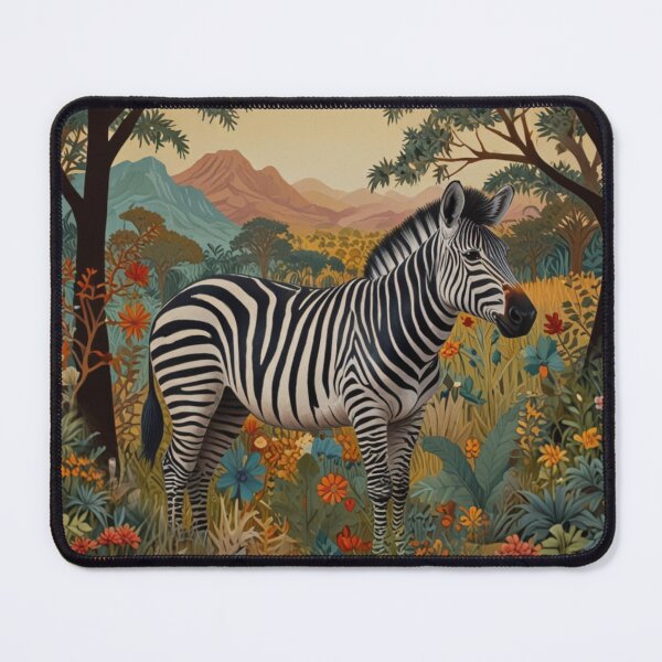 Item preview, Vintage zebra safari jungle bohemian botanical designed and sold by hollycooper.