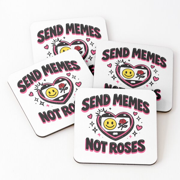 Item preview, Send Memes Not Roses Funny Valentine designed and sold by AnnDesignStudio.