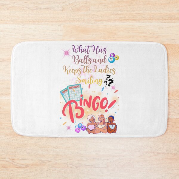 Item preview, What Has Balls and Keeps The Ladies Smiling Bingo designed and sold by JI-PIXEL-PLACE.