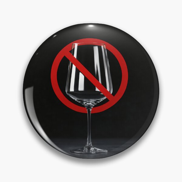 Item preview, No Alcohol Symbol Minimal Art designed and sold by drmekcrafts.