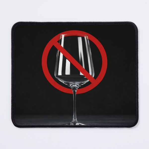 Item preview, No Alcohol Symbol Minimal Art designed and sold by drmekcrafts.