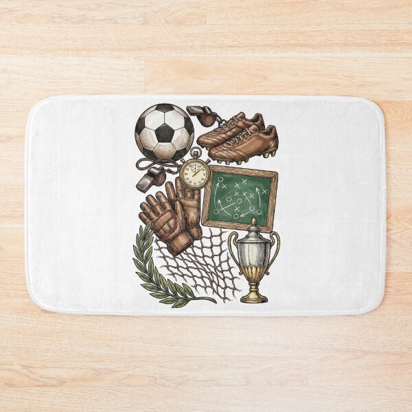 Item preview, Vintage Soccer Heritage - Colorful Football Art designed and sold by DigitalGlade.
