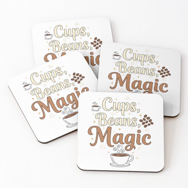 Item preview, Cups, Beans, Magic Shirt – Funny Coffee Lover & Barista Tee designed and sold by Muzgle.