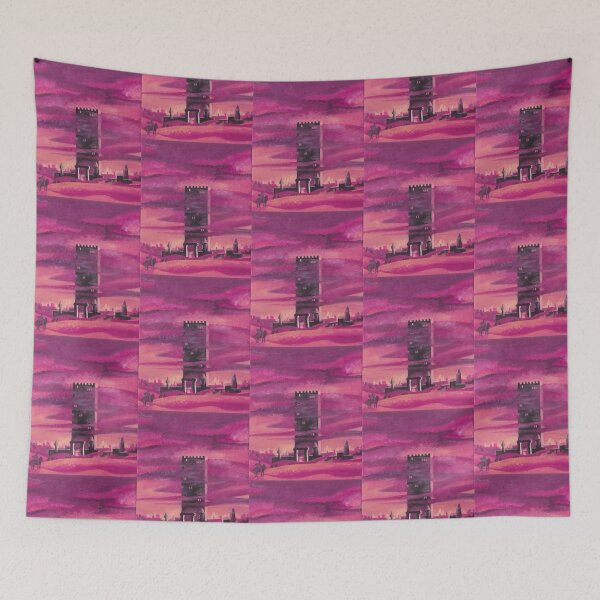 Item preview, Purple Tower of Dawn Book Cover - Oil Painting Throne of Glass designed and sold by larrypnts.