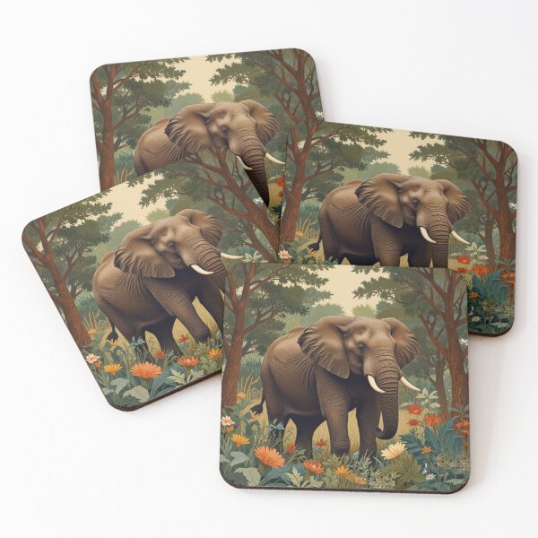 Item preview, Vintage elegant bull boho safari jungle  designed and sold by hollycooper.
