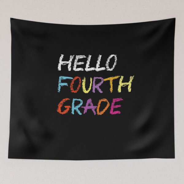 Item preview, Hello Fourth Grade Back To School  designed and sold by CreativeStrike.