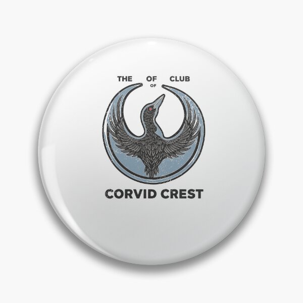 Item preview, Vintage Corvid Crest Bird Illustration designed and sold by Evaevonechi.