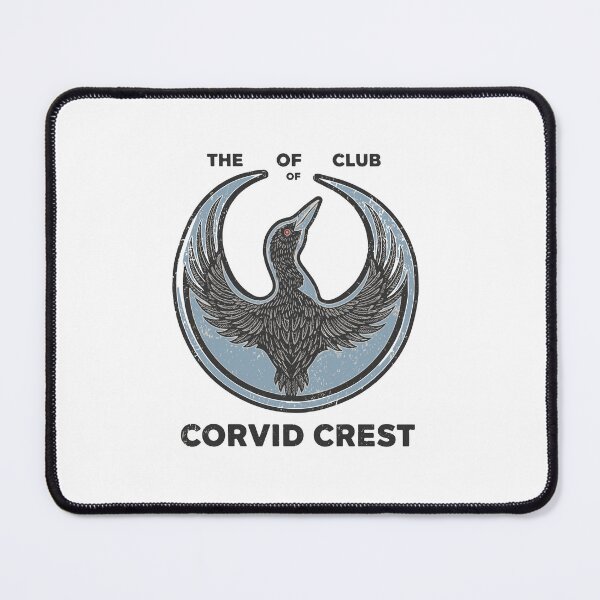 Item preview, Vintage Corvid Crest Bird Illustration designed and sold by Evaevonechi.