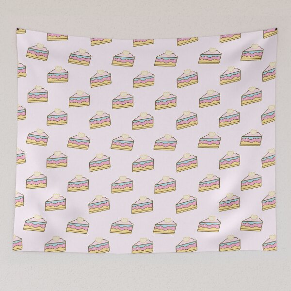 Item preview, Cute Pastel Cake Slices Pattern designed and sold by IsaMarina.