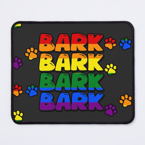 Item preview, Bark bark bark - pride designed and sold by Lyxy.