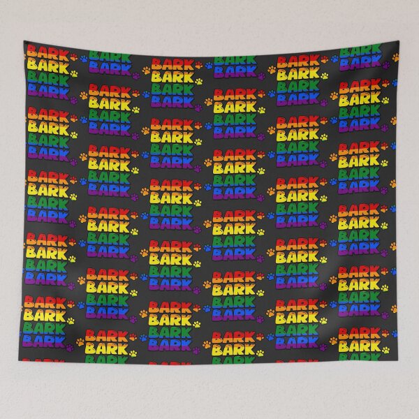 Item preview, Bark bark bark - pride designed and sold by Lyxy.