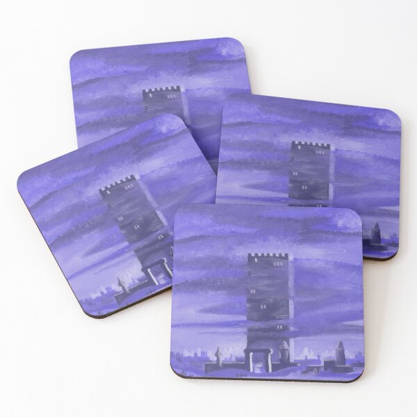 Item preview, Blue Tower of Dawn Book Cover - Oil Painting Throne of Glass designed and sold by larrypnts.