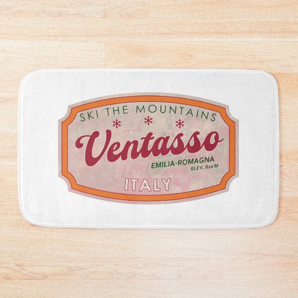 Item preview, Ventasso, Italy, Emilia-Romagna, Ski, textured skiing badge designed and sold by Wanderful-roads.
