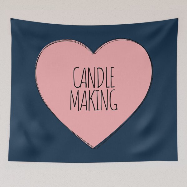 Item preview, Cute Candle Making Pink Heart designed and sold by MaryAller.