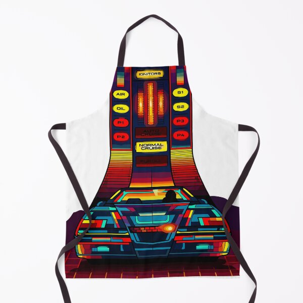 Item preview, Vintage Classic Car Delorean Neon Art designed and sold by PrintCarClub.
