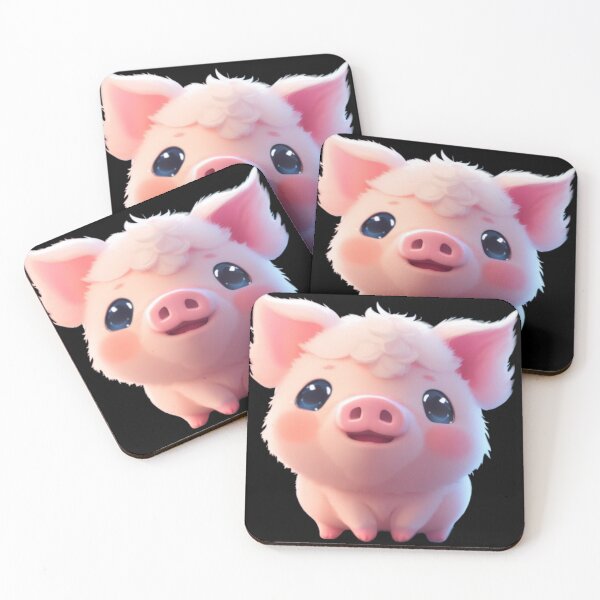 Item preview, Cute baby pink piglet designed and sold by hollycooper.
