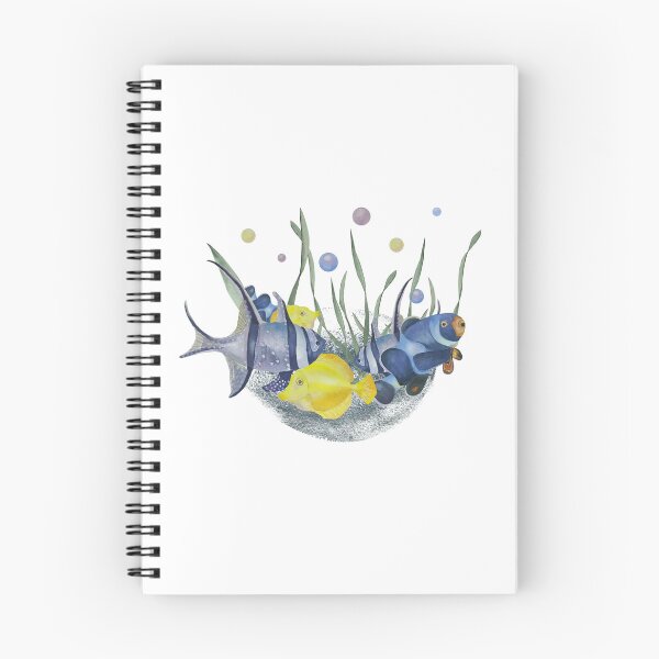 Item preview, Tropical fish watercolor illustration designed and sold by ArtZole.