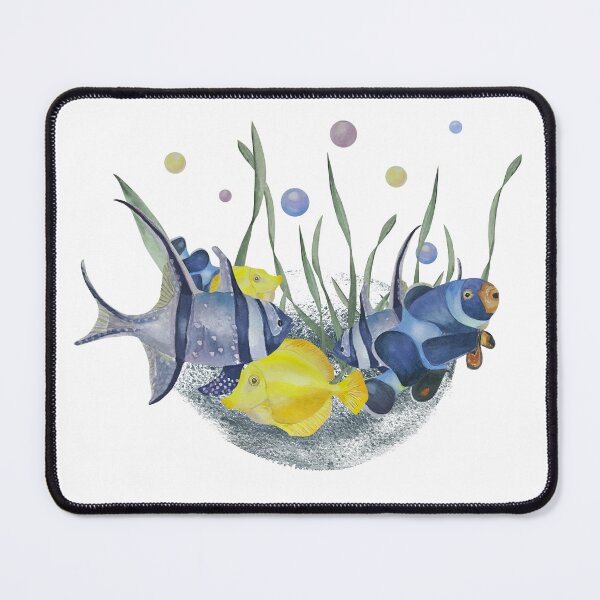Item preview, Tropical fish watercolor illustration designed and sold by ArtZole.