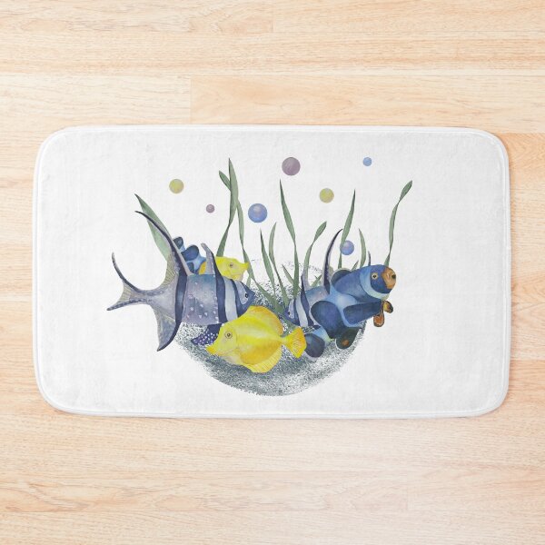 Item preview, Tropical fish watercolor illustration designed and sold by ArtZole.