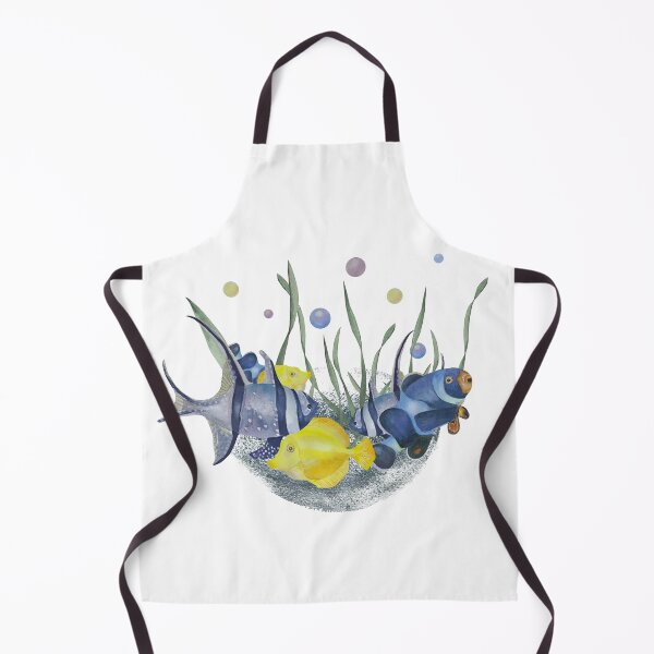 Item preview, Tropical fish watercolor illustration designed and sold by ArtZole.