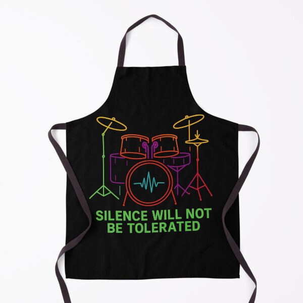 Item preview, Neon Drums - Silence Will Not Be Tolerated designed and sold by ThoughtsInTheOpen.