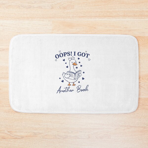 Item preview, Whimsical Line Art "Oops! I Got Another Book" Illustration designed and sold by Evaevonechi.