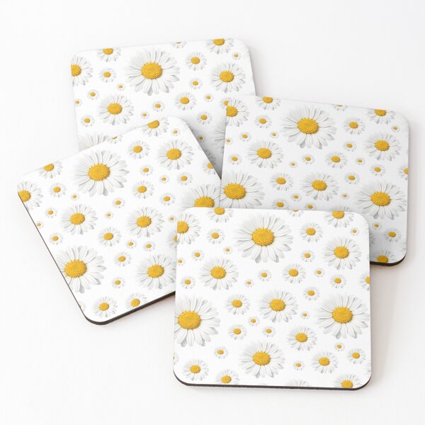 Item preview, Daisy Flower – White Floral Pattern designed and sold by BernArts.