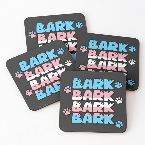 Item preview, Bark bark bark - Trans flag designed and sold by Lyxy.