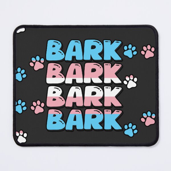 Item preview, Bark bark bark - Trans flag designed and sold by Lyxy.