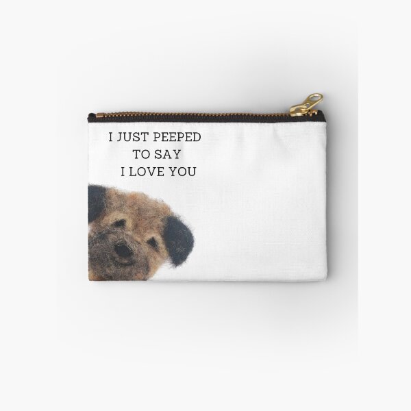 Item preview, Border Terrier Valentines Day card I love you  designed and sold by RockingFelter.
